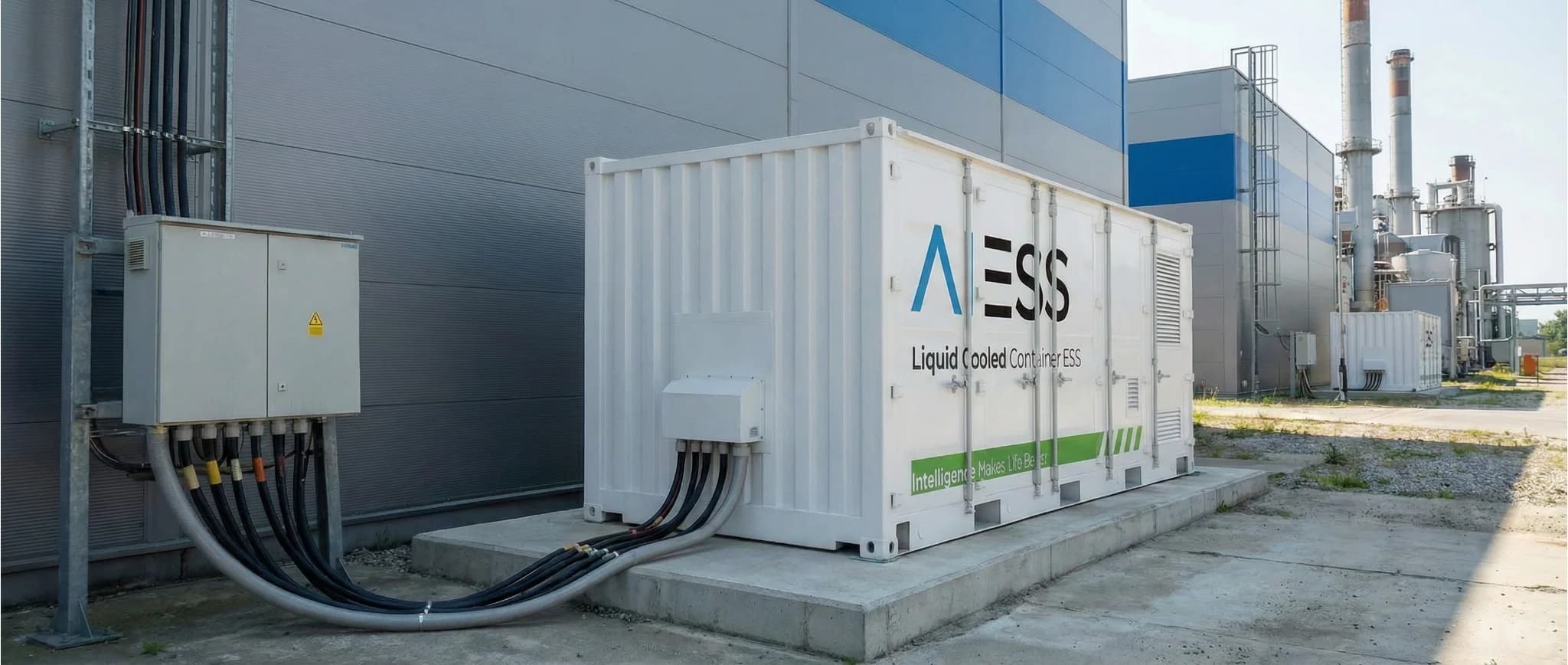 Titan 1 MW / 2.17 MWh - instalacja w zakładzie przemysłowym