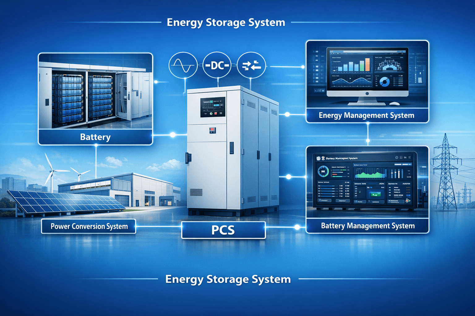 What is a business energy storage system (ESS/BESS) and how does it work?