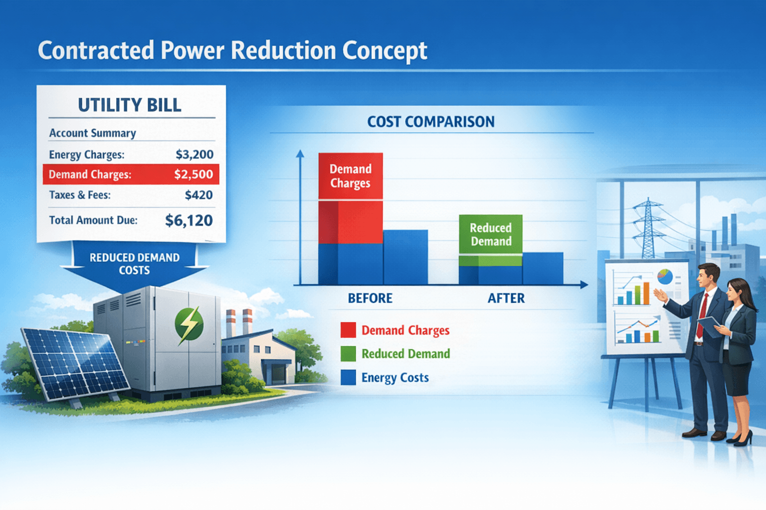 Reducing contracted power: how an ESS cuts fixed energy costs