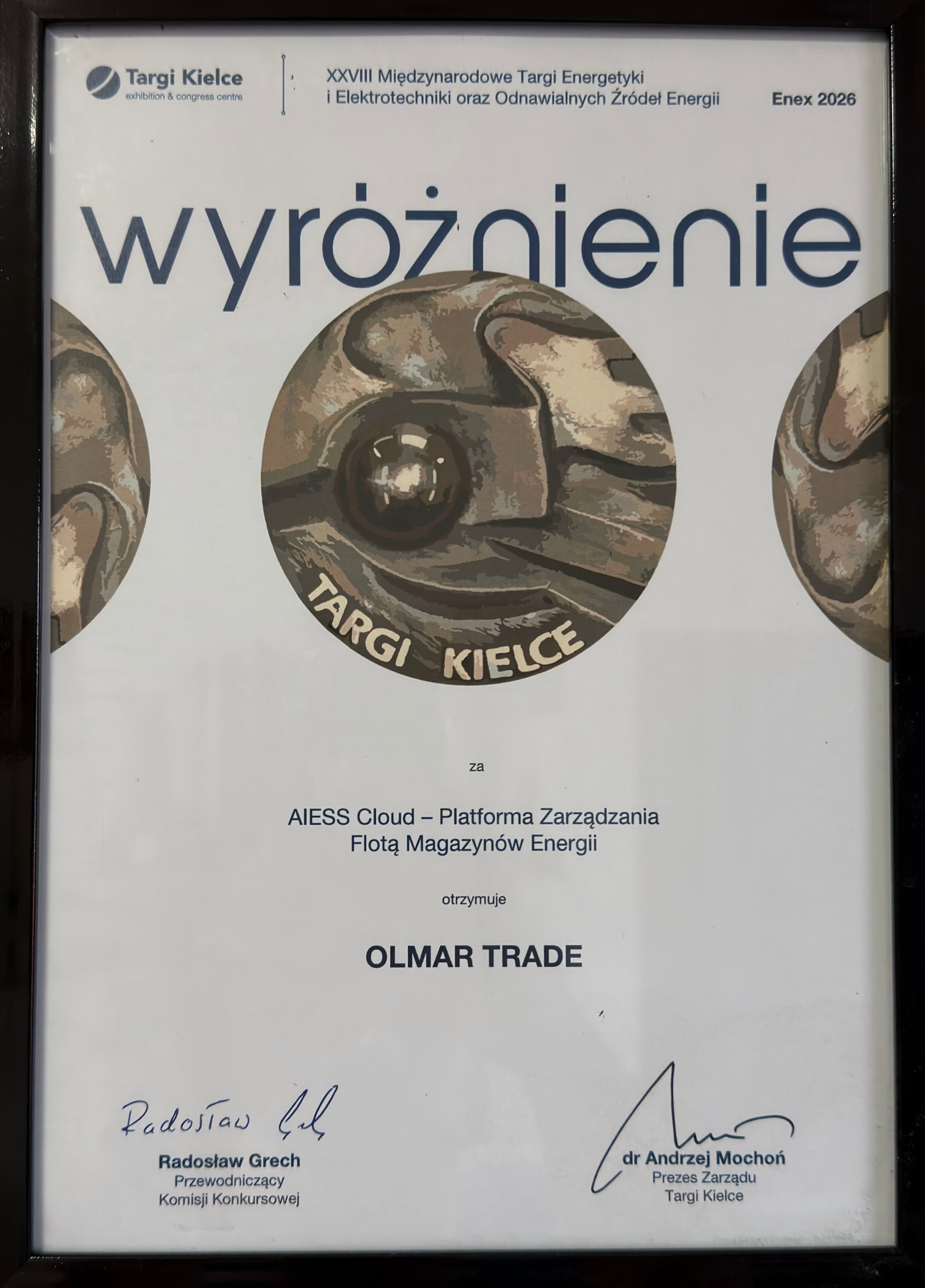 ENEX 2026 AIESS: wyróżnienie ENEX Award dla AIESS Cloud