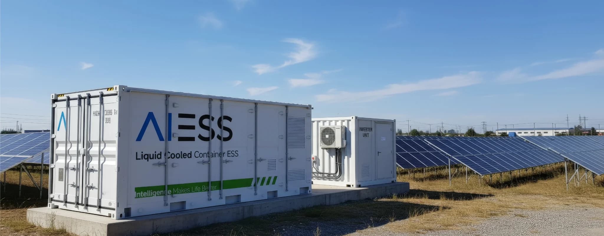 Titan 3.85 MWh - solar farm installation with PV panels